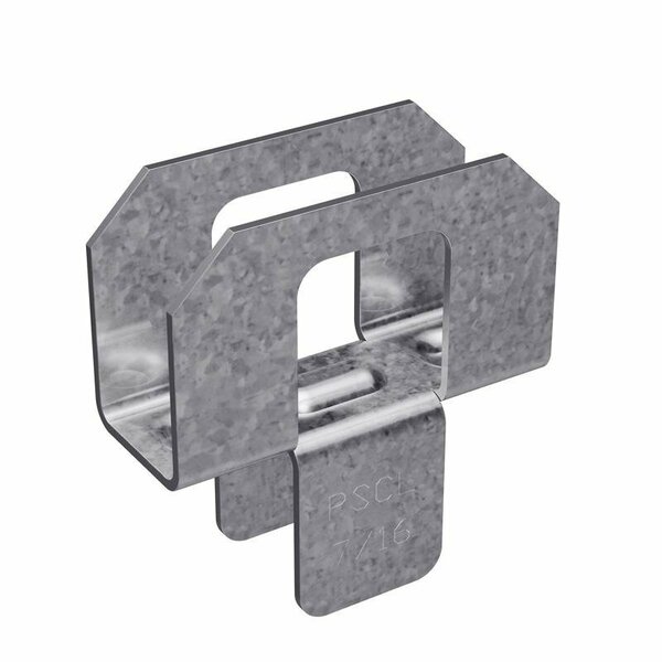 Simpson Strong Tie Simpson Strong-Tie Galvanized Silver Steel Panel Sheathing Clip, 50PK PSCL 7/16-R50